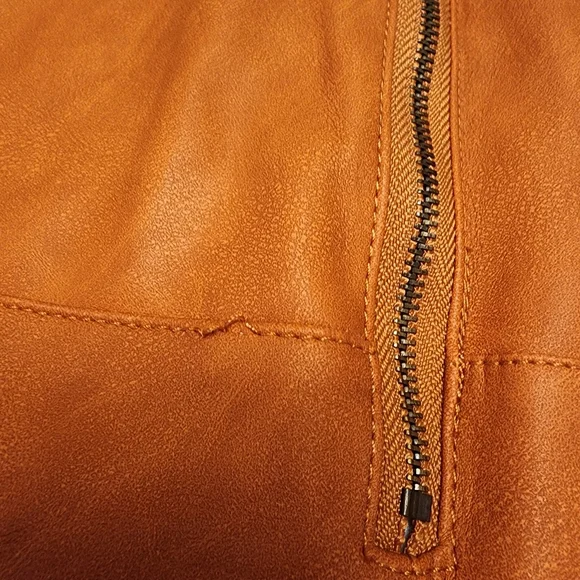 Shinestar Faux Leather Mini Skirt With Pockets Size XL - Picture 7 of 11